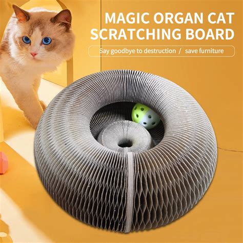 Magic cat scratchiny board
